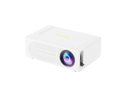 Proyector Led Portátil M200, Para Móvil, Cine En Casa Y Teléfono Con Cable, 1080p - Blanco (enchufe Ue)