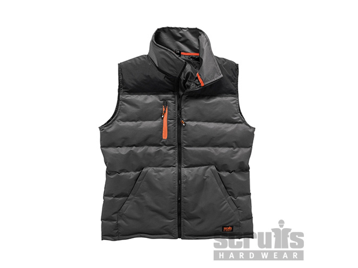 SCRUFFS T54598 Chaleco Worker, color carbón