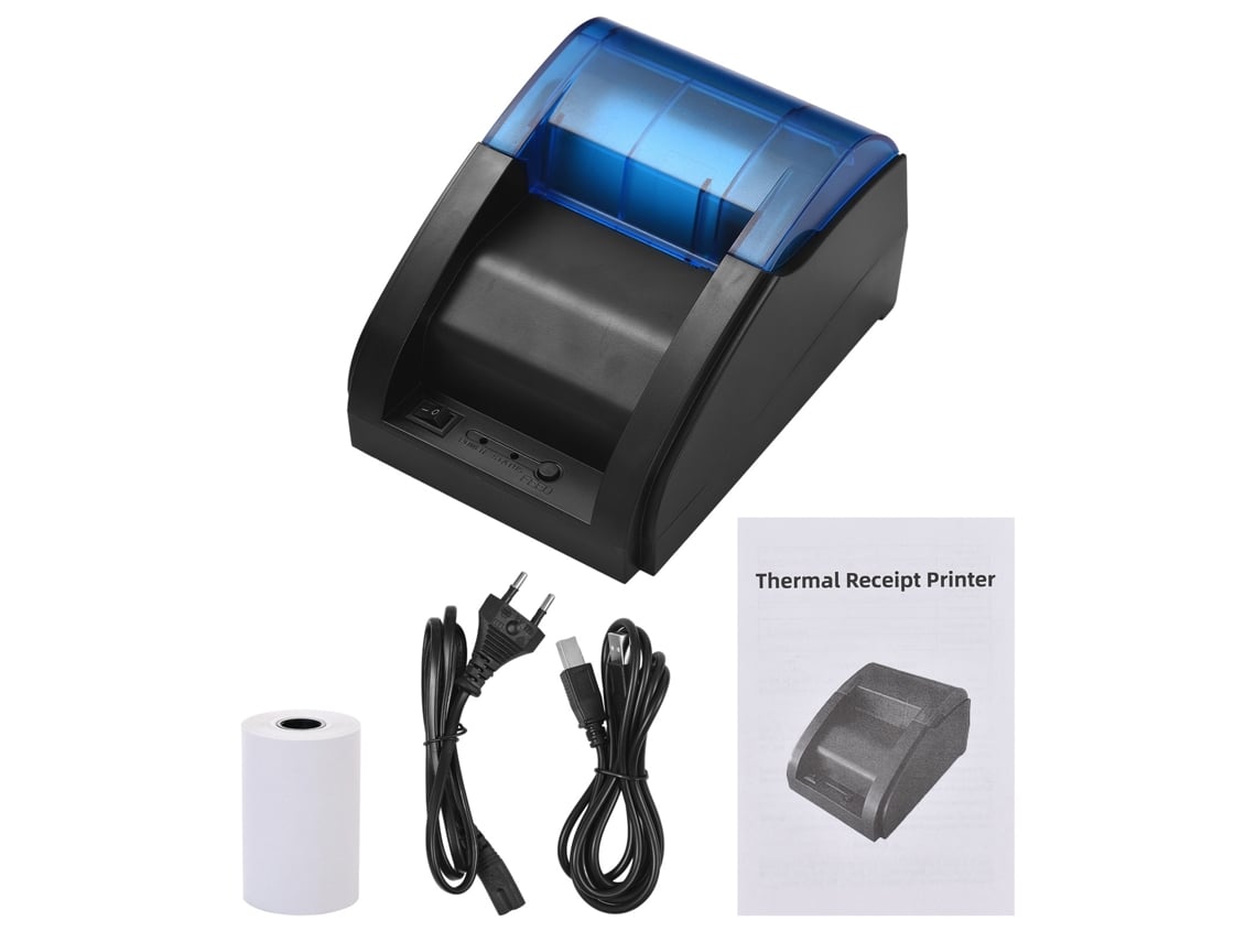 Impresora Térmica De Recibos De 58 Mm Para Punto De Venta, Impresión Directa, Compatible Con Android/ios/windows, Para Restaurantes, Tiendas Y Supermercados.