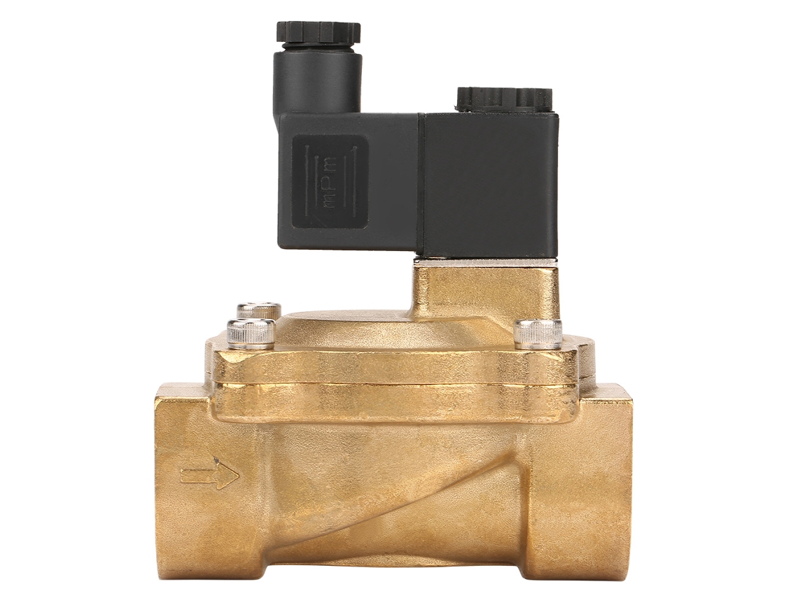 Válvula Solenoide Pilotada De 2 Puertos 2 Posiciones Para Aire Aceite Agua (ac110v)