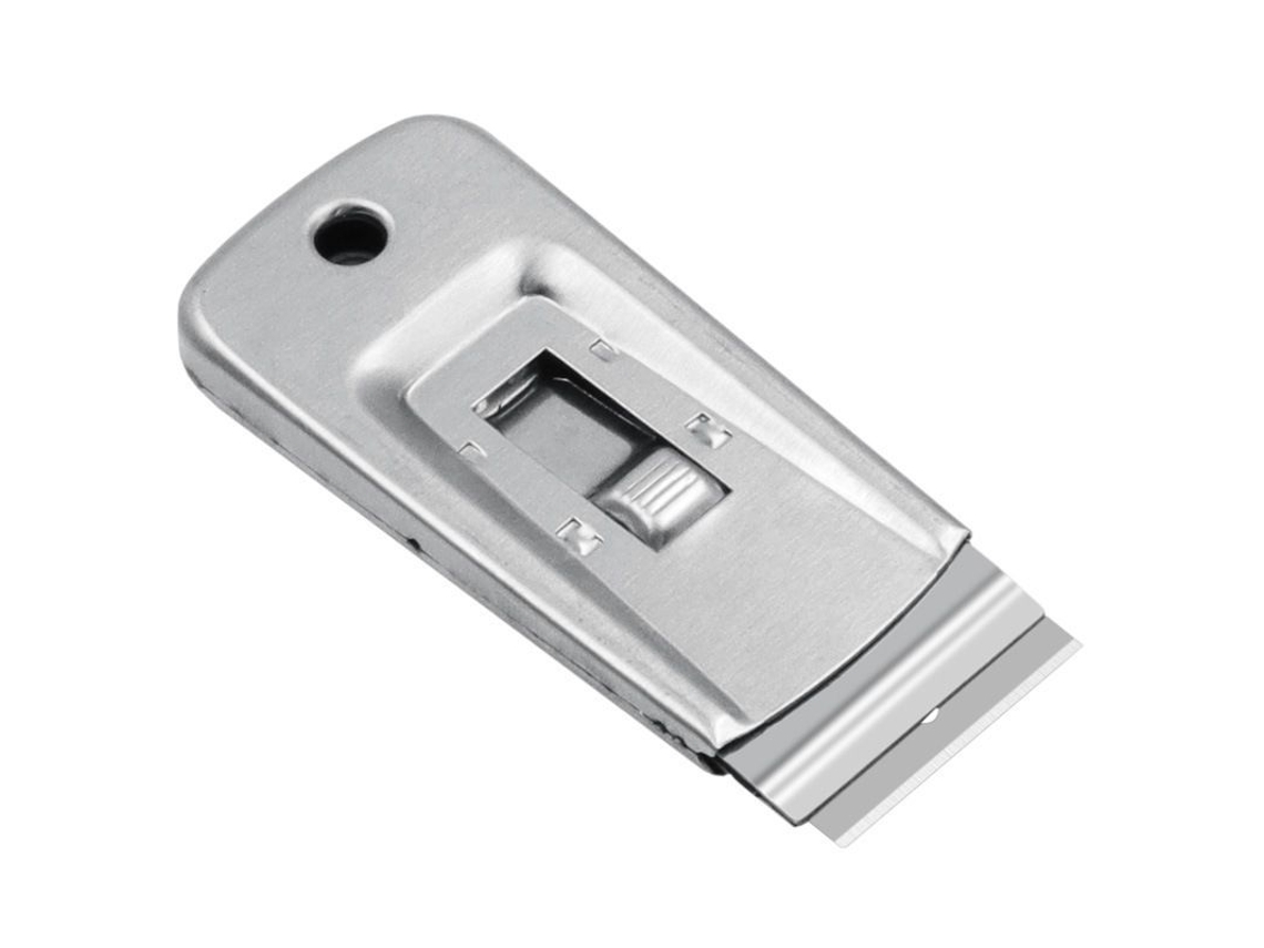 Raspador De Metal Con Mango Ergonómico Y 5 Cuchillas Para Hornallas, Vidrio Y Cerámica