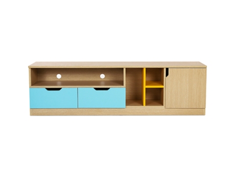 Mueble TV de madera de diseño escandinavo Yani 29,8x140x40cm SCANDINAVIAN STYLE
