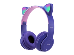 Auriculares Bluetooth LAXISCREED con orejas de gato luminosas - Estéreo
