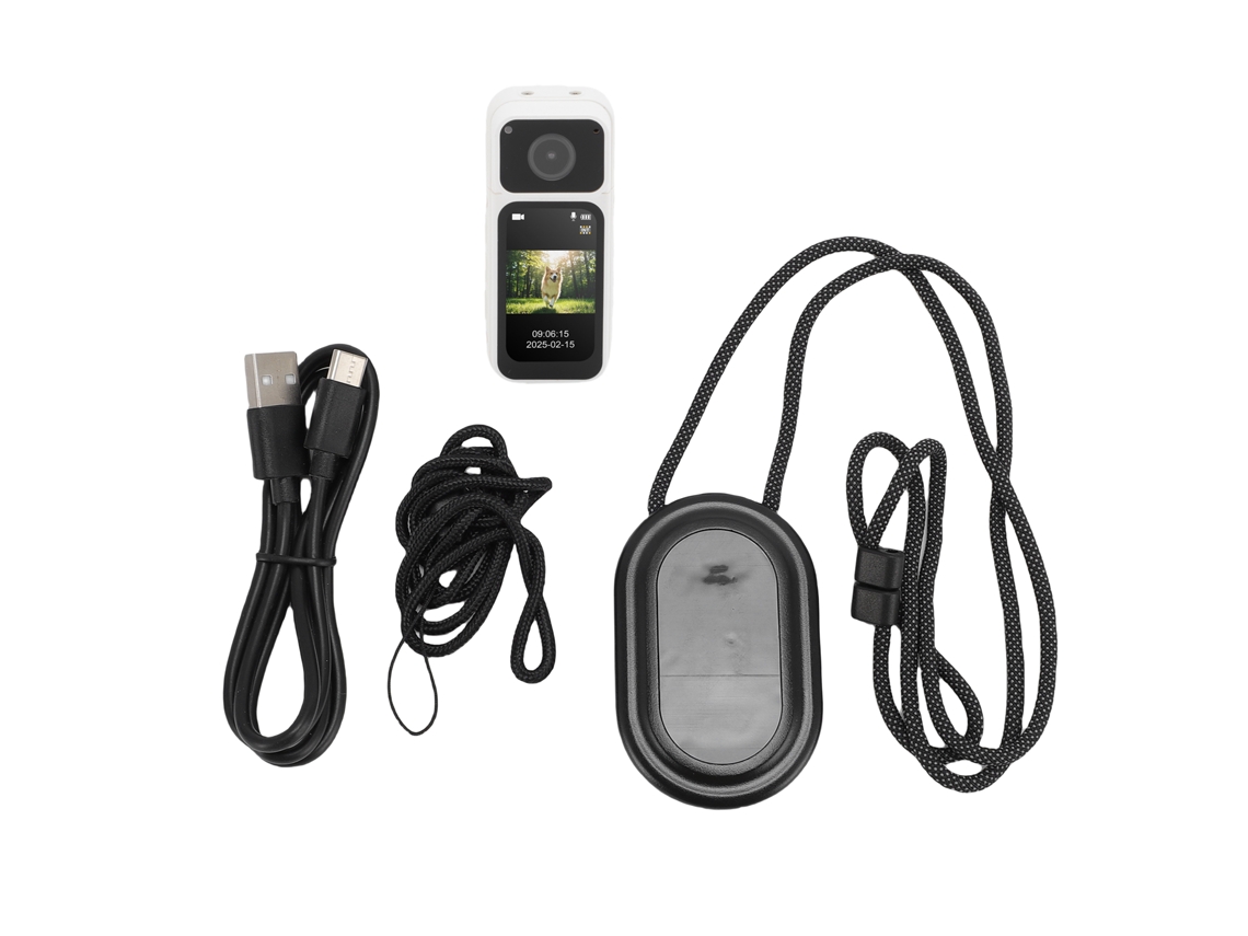 Cámara De Acción (hd 2.7k Giratoria 180°) Mini Cámara Portátil Wearable De Pulgar