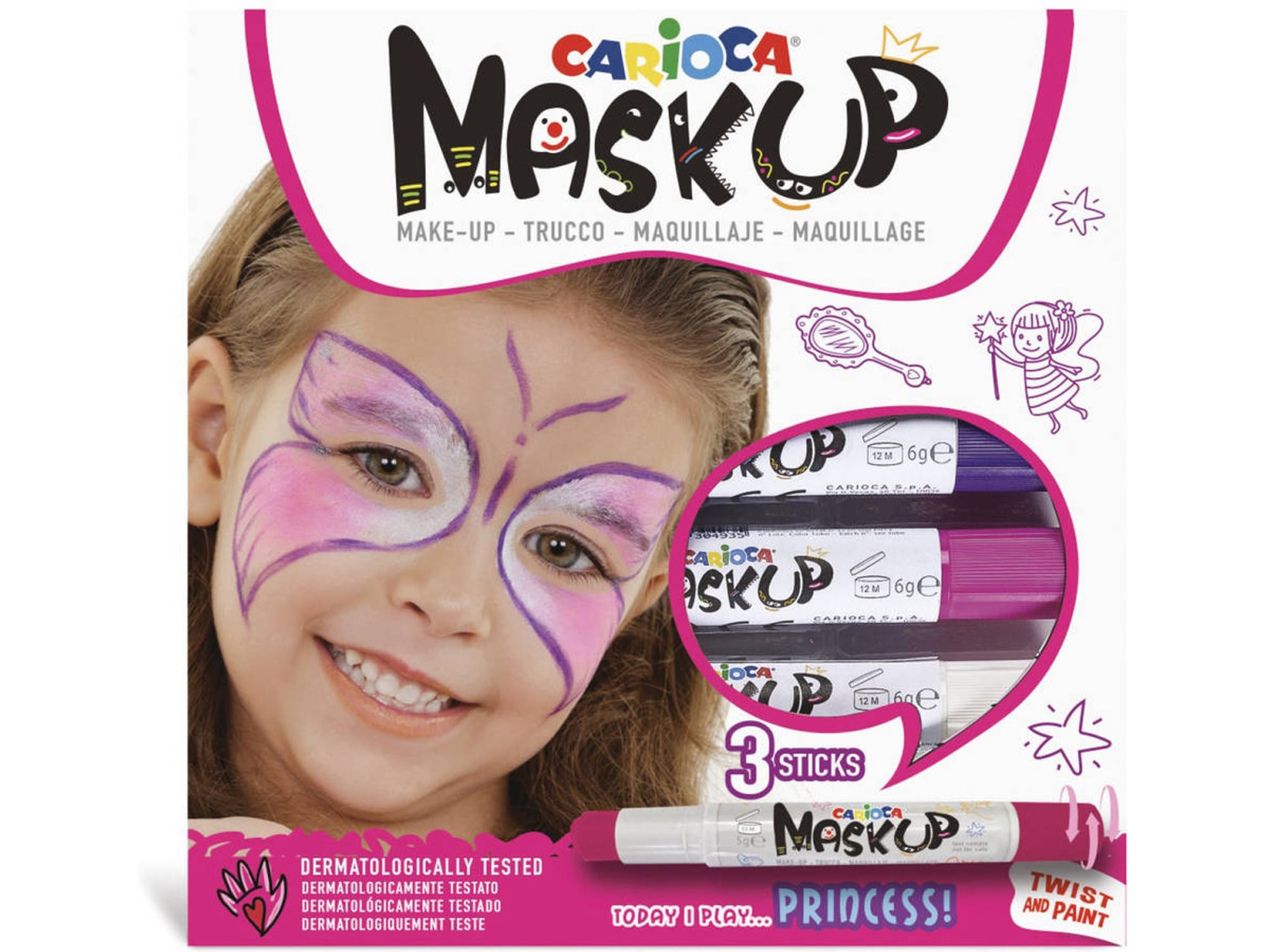 Pintura Facial CARIOCA Mask Up 43048 (3 Colores)