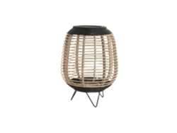 Portavela Bambú Cristal Natural Marron 32x32x43cm