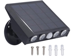 Rebe-lámparas Solares Exteriores, Luz De Pared Solar Ip65 Impermeable 360 Ajustable Con 3 Modos Y 120 Ángulo Amplio