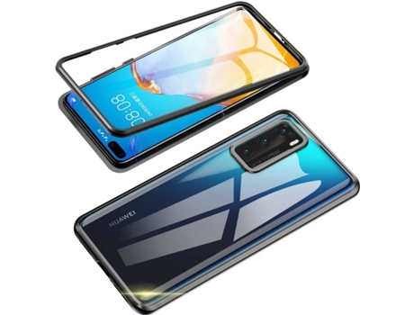 Carcasa Huawei P40 Inf Cristal Templado Negro