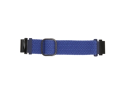Relógio De Pulso Unissex Vintage De Quartzo Com Pulseira De Nylon Azul Simples