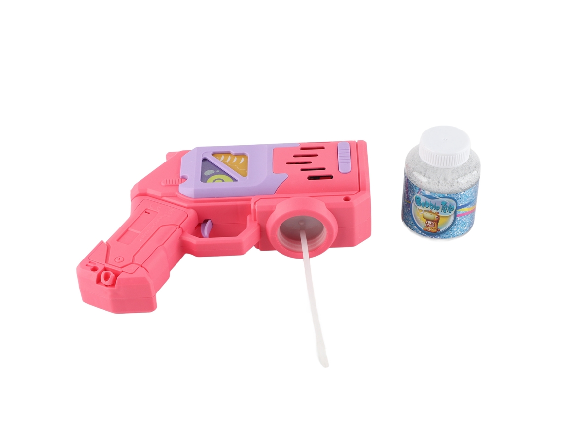 Dan26-máquina De Burbujas Automática Con Led 10 Orificios Motor Potente Anti-fugas Líquido Incluido Rosa