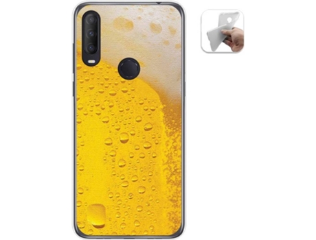 Carcasa Alcatel 1S 2020 TUMUNDOSMARTPHONE Cerveza Multicolor