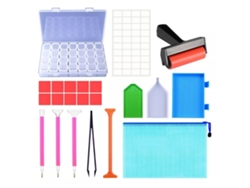 Juego De 22 Herramientas De Pintura De Cristal Para Dibujar Y Decorar (hazlo Tú Mismo).