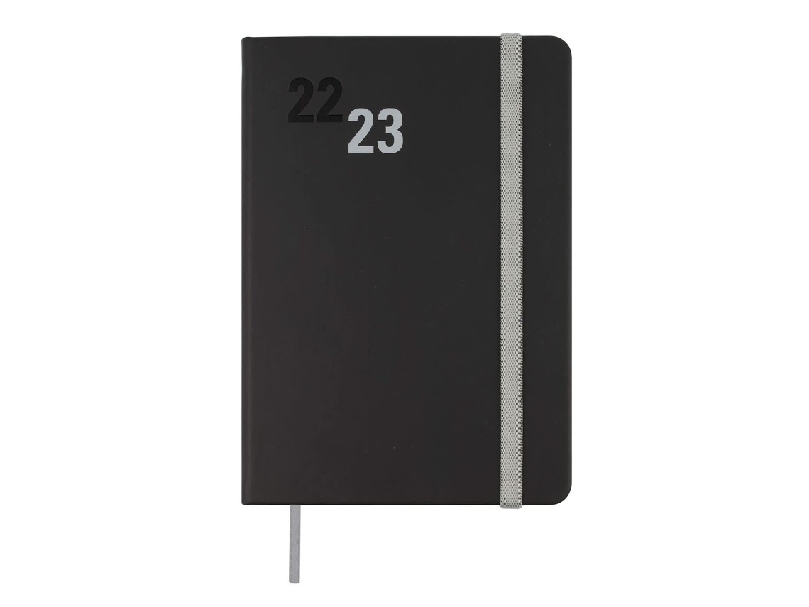 Agenda FINOCAM CROMA M4 2022-2023 Negro (12,5 x 17,2 x 2,5 cm)