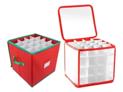 Caja de almacenamiento para adornos navideños Slowmoose de 64 cuadrículas