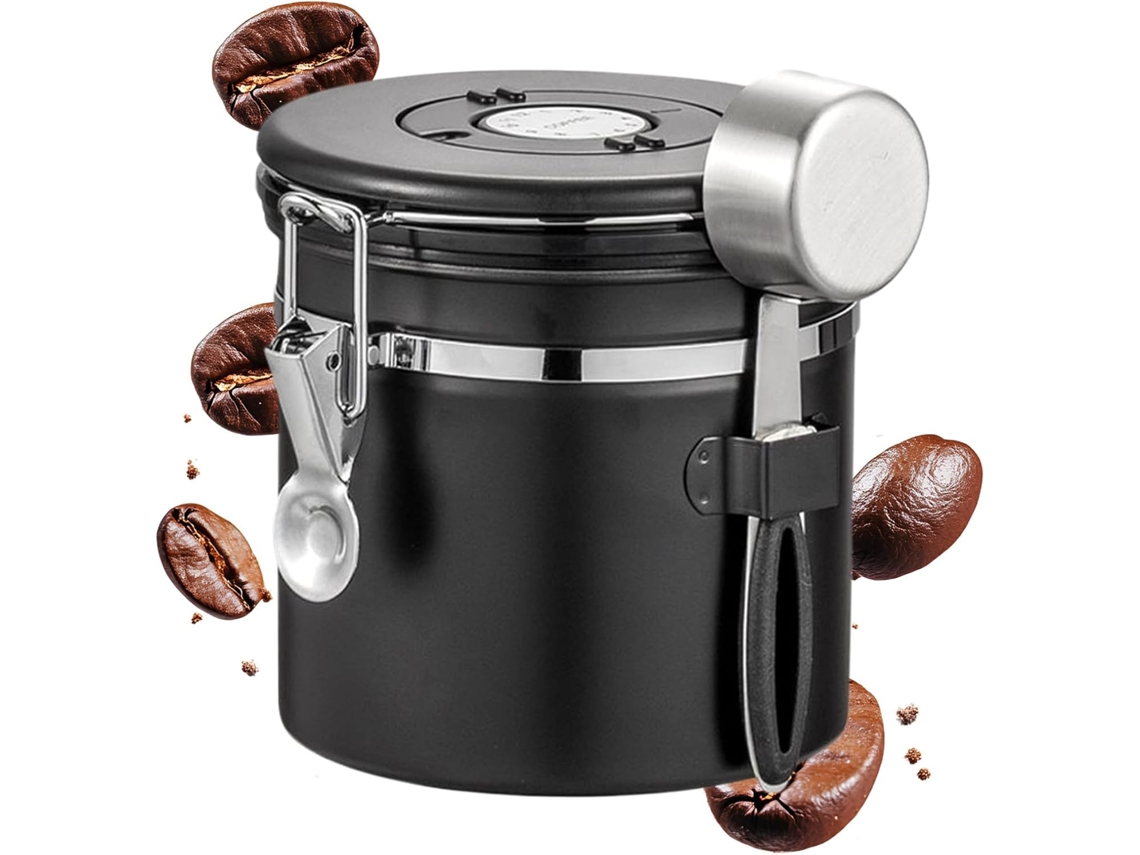 Recipiente Para Almacenar Café Con Tapa