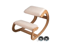 Silla de rodillas de madera de abedul con cojines, capacidad de carga de 100 kg, diseño ergonómico OEM