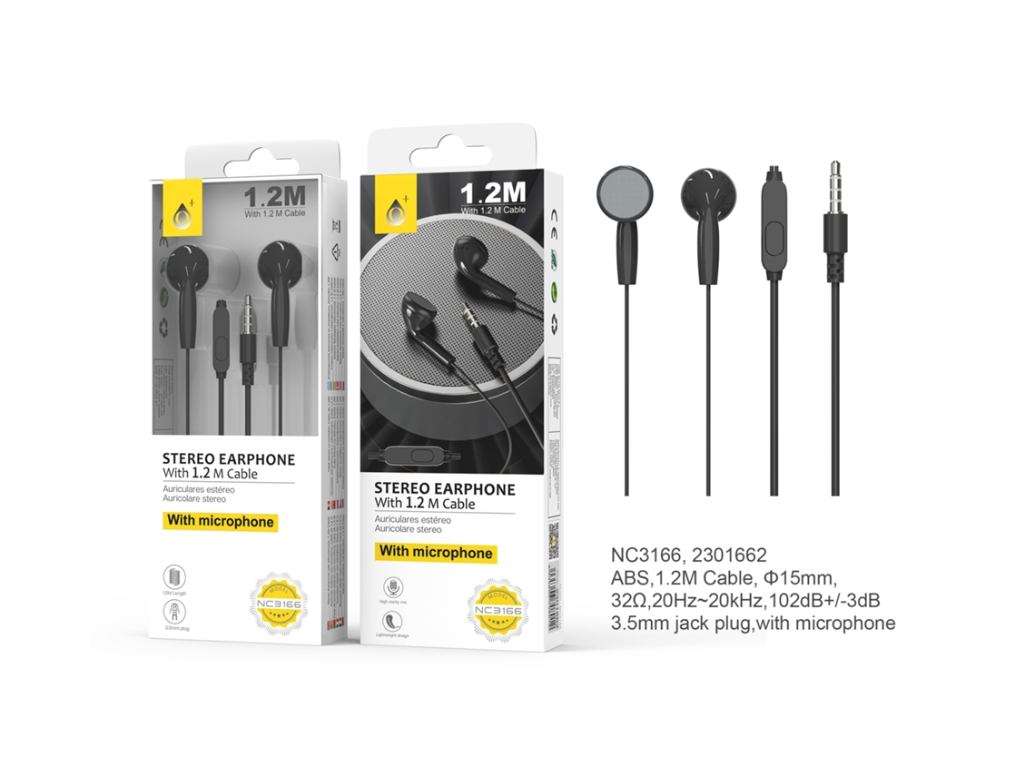 Auriculares Con Cable ONEPLUS Nc3166 (Negro)