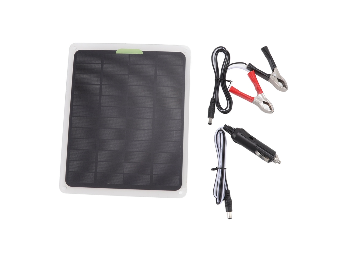 Panel Solar De 10 W Con Doble Salida Usb Tipo C De 12 V Cc Para Acampar, Viajar Y Trabajar Al Aire Libre.