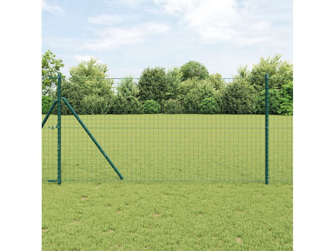Juego de postes para cerca de 13 piezas de metal verde Wsd27512 Lovely Home