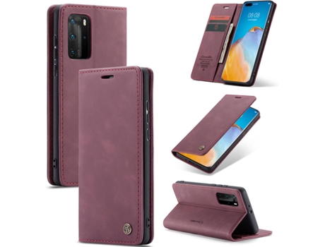 Carcasa Huawei P40 Pro Livro Caseme Elite (Morado)