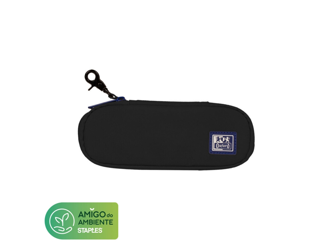 Estuche con gancho B, 20,5 x 4 x 4 cm, Oxford negro
