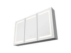Mueble de baño Succebuy con espejo LED, 3 colores, 100 x 13 x 60 cm, montaje en pared