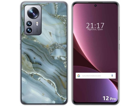 Carcasa para Xiaomi 12 Pro 5G TUMUNDOSMARTPHONE Dibujos Mármol 09 Multicolor
