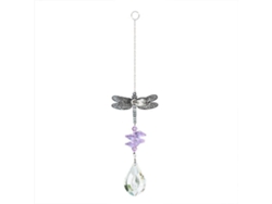 Colgante de libélula, atrapasol de cristal, creador de arcoíris, decoración para ventana