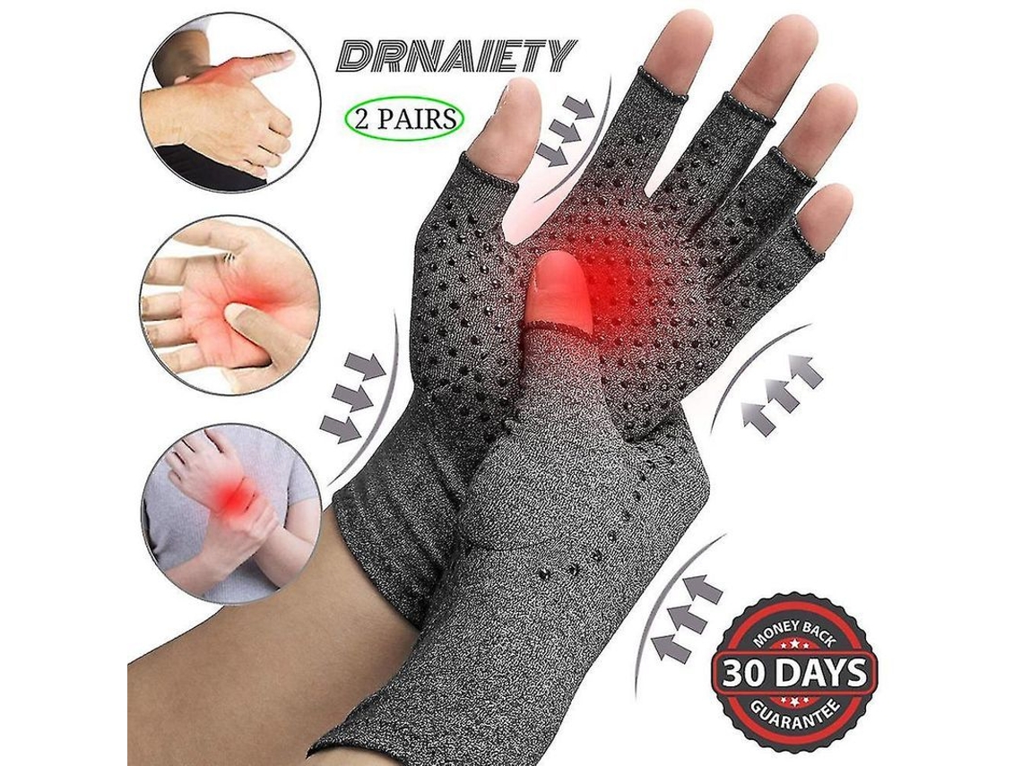 Guantes Para Artritis Con Soporte Para La Muñeca, Alivio Del Dolor De Manos, Tejido De Algodón, Protector De Articulaciones