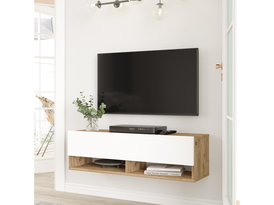 Mueble de TV [EN.CASA] (Aglomerado - Multicolor - 29,5 x 100 x 31,5 cm)