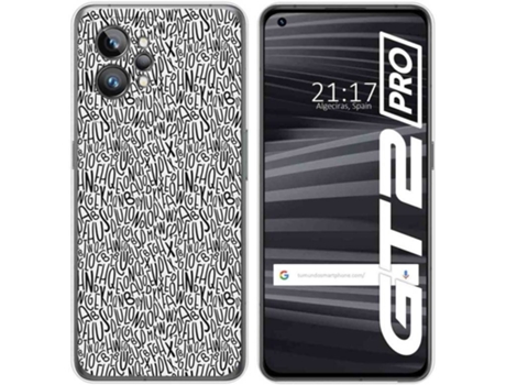 Carcasa para Realme GT 2 Pro 5G TUMUNDOSMARTPHONE Dibujos Letras Multicolor