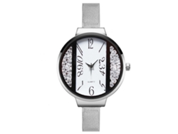 Reloj De Pulsera De Cuarzo Retro Multicapa De Piel Sintética Marrón Con Colgante De Elefante.