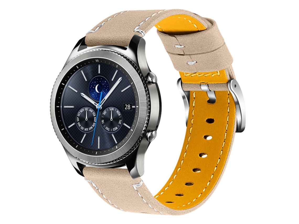 Correa de acero inoxidable con hebilla 22mm para Huawei Watch GT 2e/GT 2 46mm - albaricoque