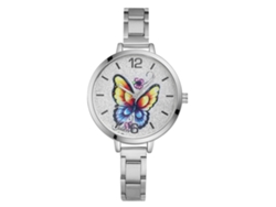 Relógio De Pulso Feminino Zivok Luxury Com Strass Brilhante Dial Quartzo Cerâmica Aço