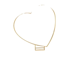 Soporte de arco, construcción de metal, montaje rápido, dorado, 18,74 pulgadas OEM