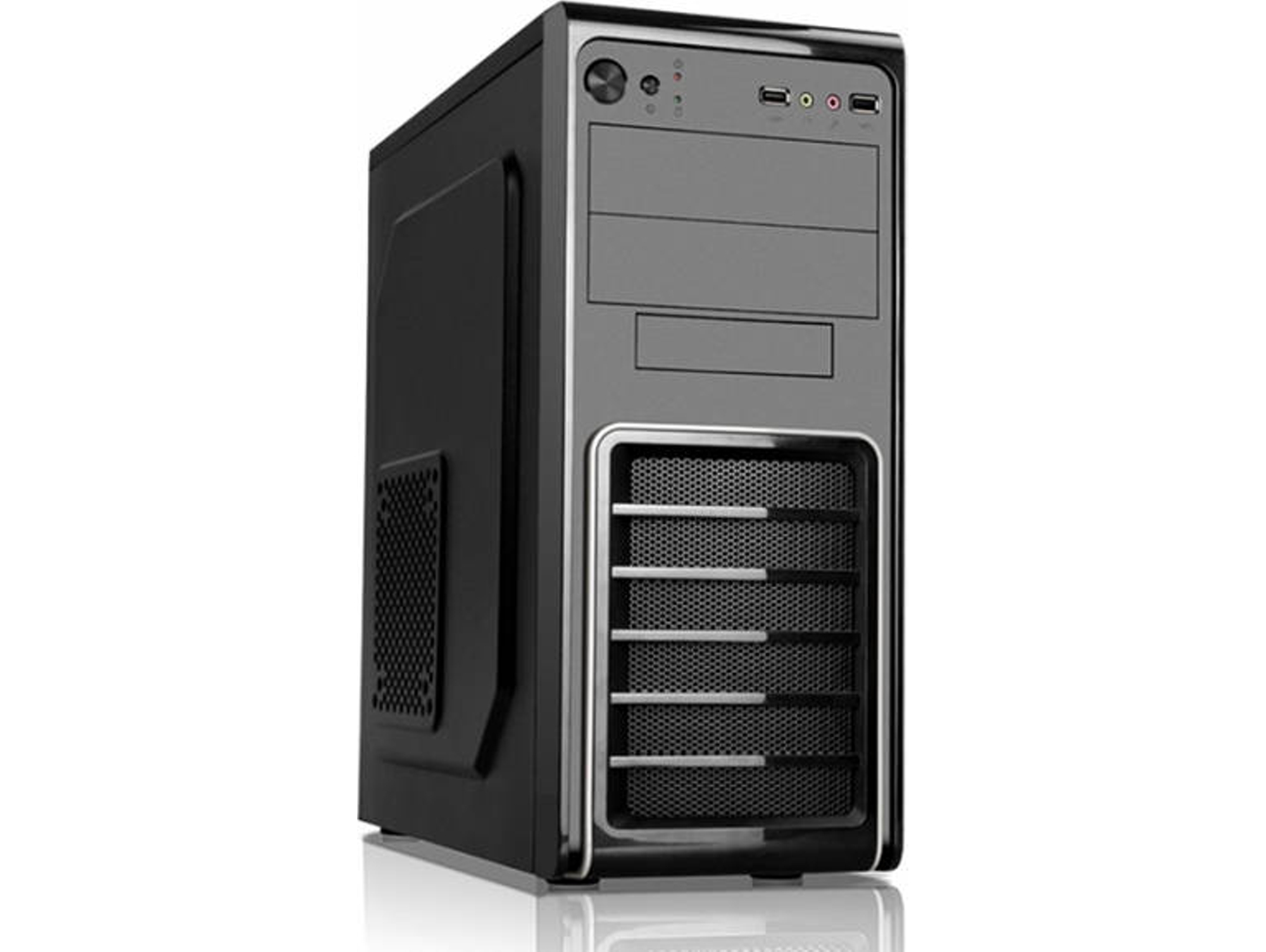 Caja PC 3GO 6625 (ATX Mid Tower - Negro)
