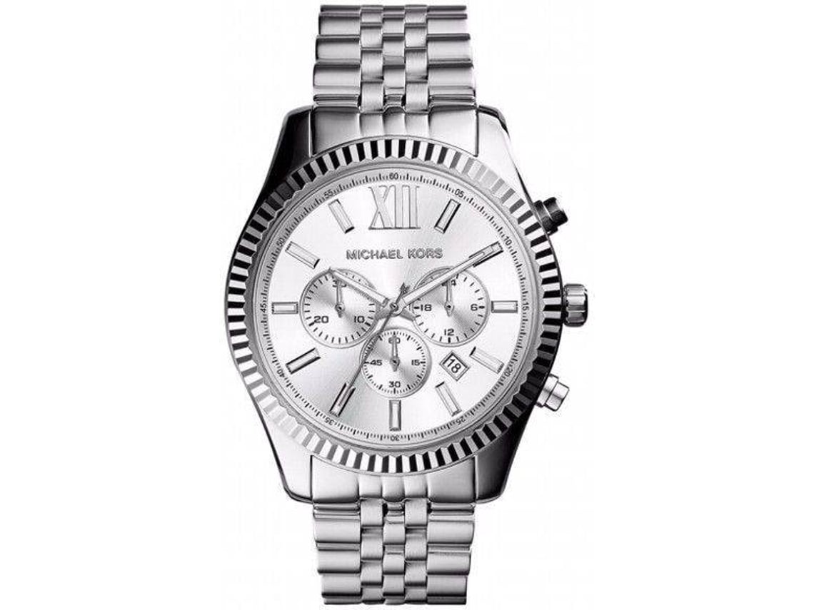 Reloj michael kors hombre plateado deals