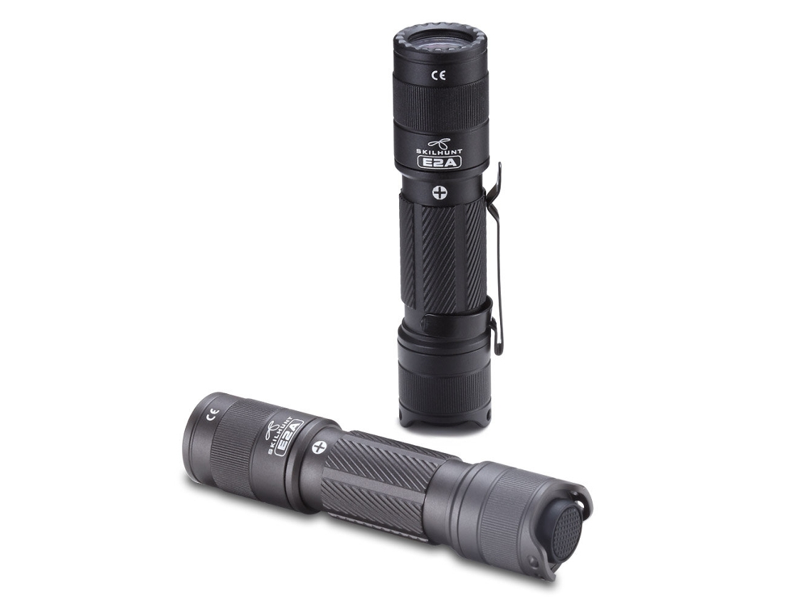 Linterna De Bolsillo Compacta Edc Sst20 5000k Negra Skilhunt E2a Sst20 600lm, Minilinterna Led, Llavero Con Luz 14500/aa