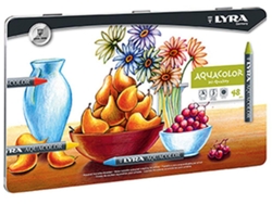 Lapis Cera Lyra Aquacolor Cx Metal 48un Venta Multiplos: 1 Unid.