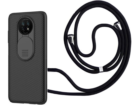 Funda Redmi Note 9T Camshield con Collar Negro