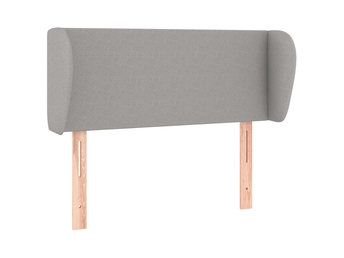 Maison Exclusive - Cabecero De Tela Gris Claro 103x23x78/88 Cm