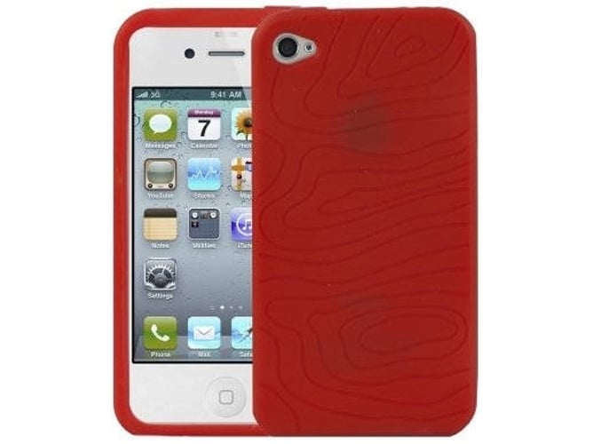 Funda iPhone 4 LOGOTRANS 102238 Rojo
