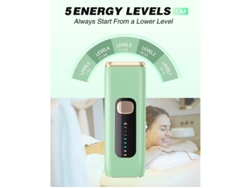 Dispositivo de depilación láser IPL para mujeres y hombres en casa, mejorado a 999.900 flashes, permanente para rostro, piernas y brazos. Yizhood