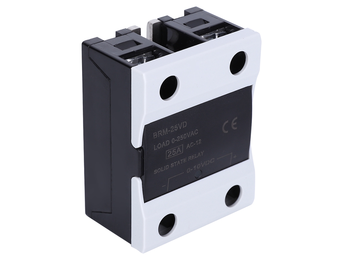 Relé De Estado Sólido Ssr Con Indicador Led 4-20ma 0-250vac Brm-25vd