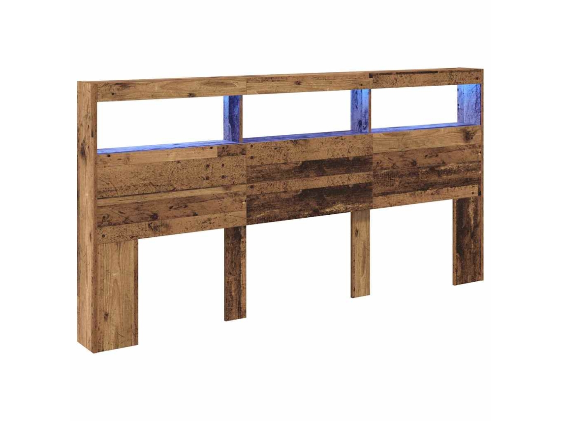 Maison Exclusive - Cabecero Madera Vieja 200 X 17 X 102 Cm Madera Contrachapada