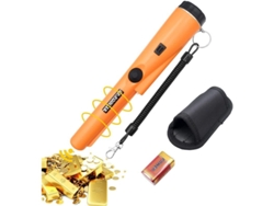 Detector De Metales Portátil, Escaneo De 360°, Localizador Impermeable, Led/alerta/vibración, Batería De 9v.