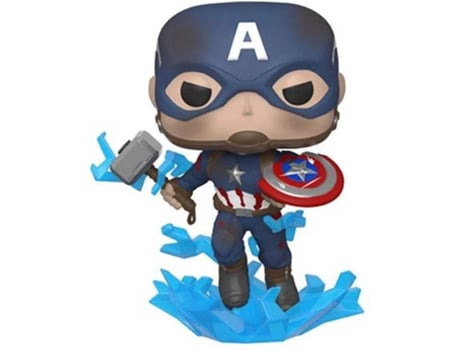 Figura FUNKO Pop! Marvel: Endgame - Captain America with Mjolnir and BrokenShield