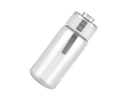 Botella De Agua Transparente De 550 Ml, Gran Capacidad, Portátil, Deportiva, Ideal Para Estudiantes Y Oficinas. Rosewell