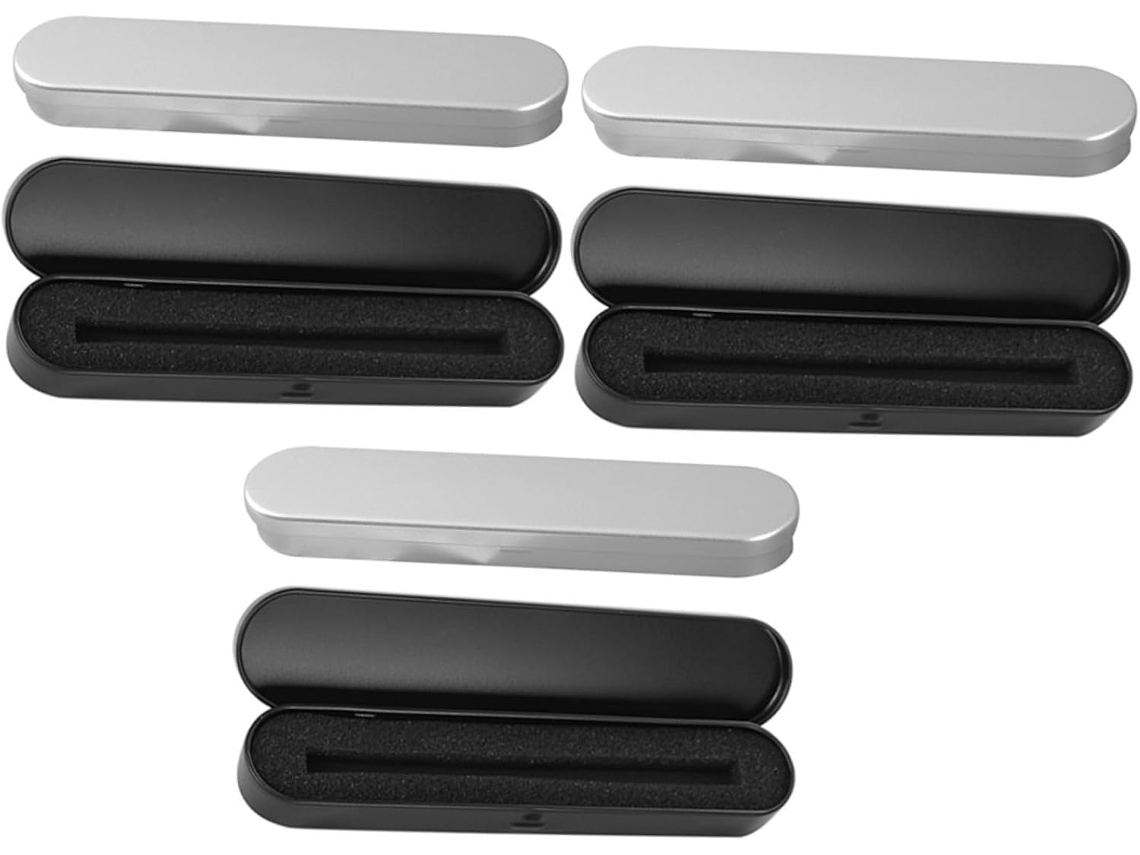 Besportble Stobaza De Aluminio, Estuche Pequeño De Esponja Para Lápices Y Metal Para Lápices Es Duradero Y ...