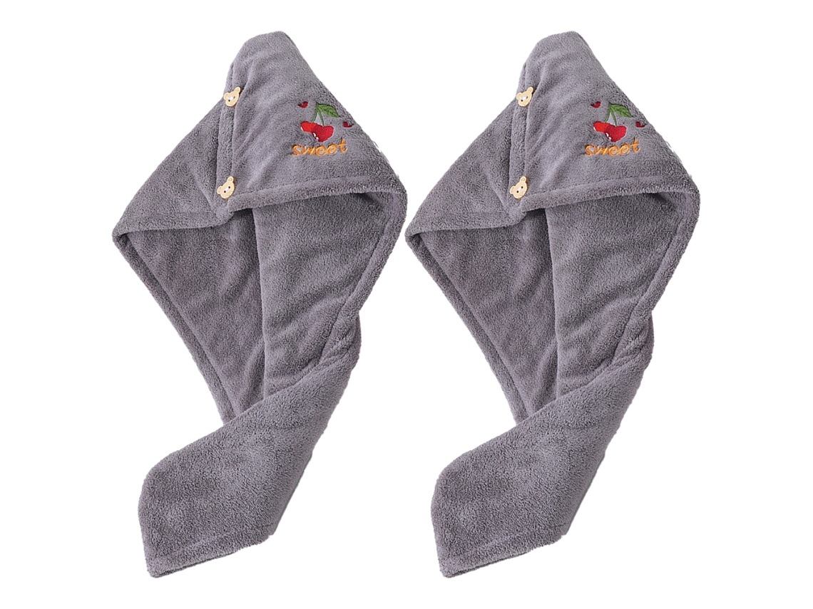 Conjunto de Toalla KOFIHETY Bandana Secar Cabello Largo - 2pcs (Talla Única)